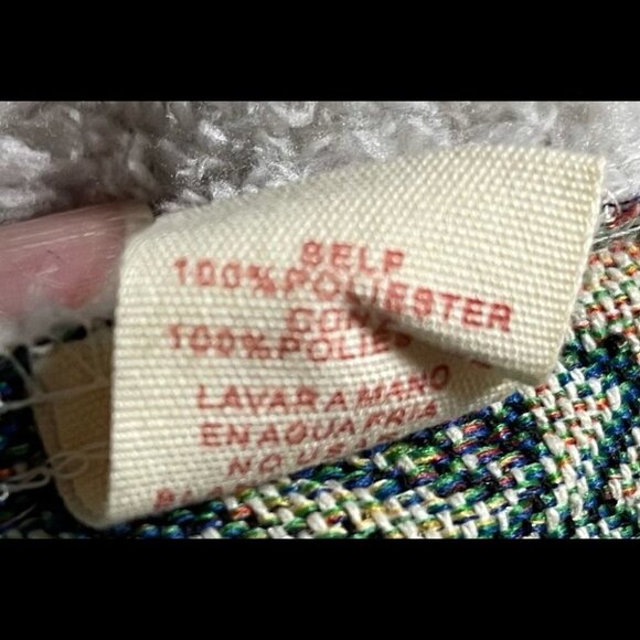 Hem & Thread Soft Sherpa Colorful Tapestry Vest Women’s Size Medium - Picture 6 of 9